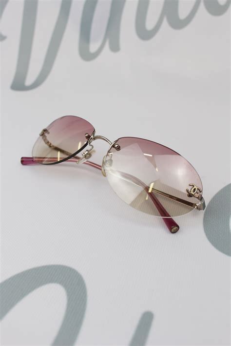 pink chanel sunglasses vintage|authentic chanel sunglasses.